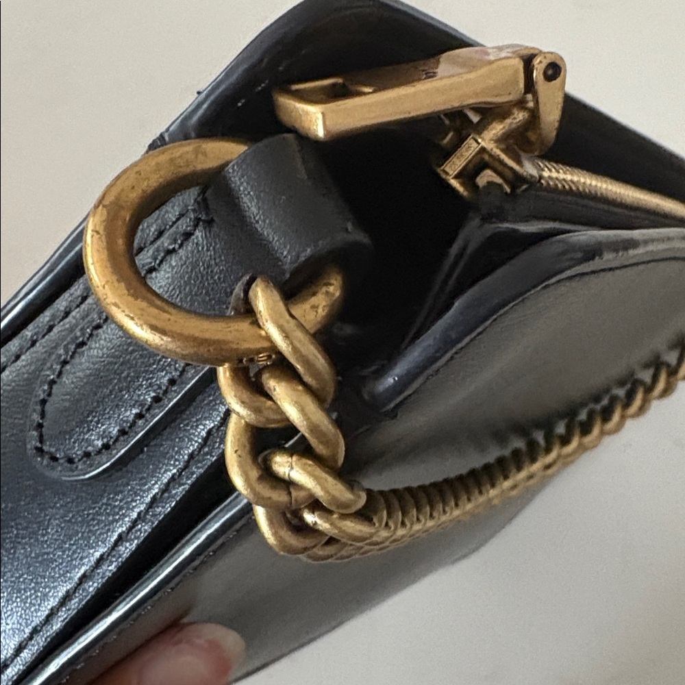 Coach Signature Chain Brass Crossbody Bag - Picture 4 of 10